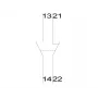 Siemens 5ST3013 apukytkin, 1 NC + 1 NO
