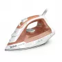 Tefal Virtuo 30 FV2C40E0 silitysrauta kuiva- ja höyrysilitysrauta keraaminen pohja 2000 W persikka, valkoinen