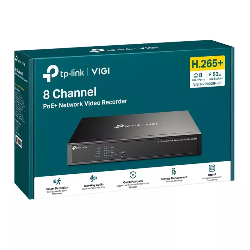 Verkkovideonauhuri TP-Link VIGI NVR1008H-8P