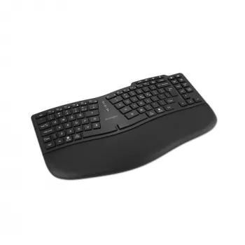 Kensington Pro Fit Ergo KB675 EQ TKL ladattava näppäimistö, Tenkeyless (80 - 87%), langaton, Bluetooth, kalvo, QWERTY, musta