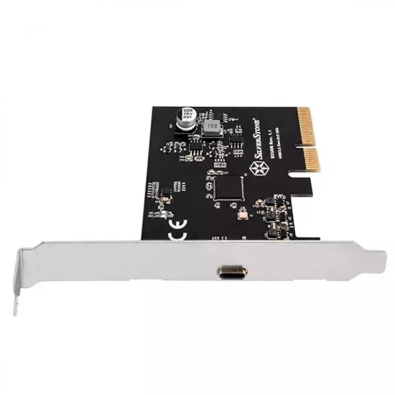 Silverstone ECU06 sisäinen USB 3.2 Gen 2 -adapteri PCIe Low-Profile