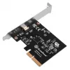 Silverstone ECU06 sisäinen USB 3.2 Gen 2 -adapteri PCIe Low-Profile