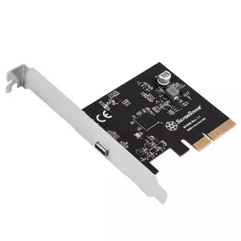 Silverstone ECU06 sisäinen USB 3.2 Gen 2 -adapteri PCIe Low-Profile