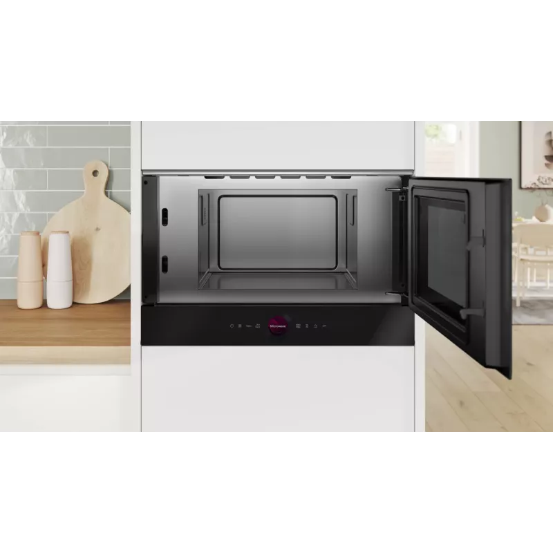 Bosch Serie 8 BFR7221B1 mikroaaltouuni musta solo-mikroaaltouuni kalusteisiin 21 L 900 W