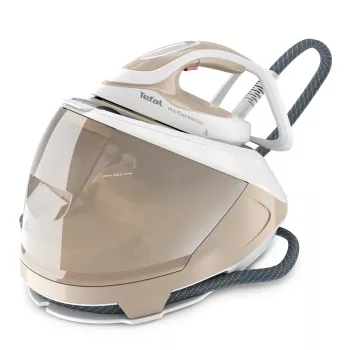 Tefal Pro Express Eco GV9E22E0 höyrysilitysasema 2200 W 1,8 L Durilium AirGlide Autoclean-silityspohja beige, valkoinen