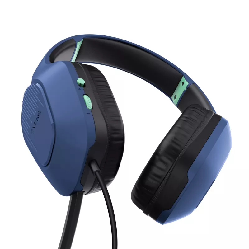Trust GXT 415B Zirox kuulokkeet johdollinen Head-band peli sininen