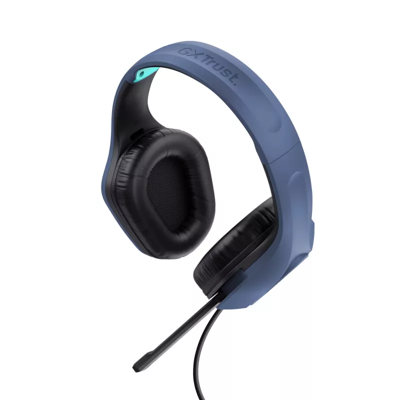 Trust GXT 415B Zirox kuulokkeet johdollinen Head-band peli sininen