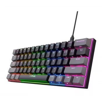 Trust GXT 867 Acira näppäimistö pelikäyttöön USB QWERTY US-englanti musta