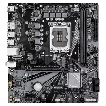 GIGABYTE B760M H V2 emolevy – tukee Intel Core 14. sukupolven suorittimia, 5+1+1 vaihetta digitaalinen VRM, jopa 8000 MHz DDR5 (O.C.), 1x PCIe 4.0 M.2, 1GbE LAN, USB 3.2 Gen1