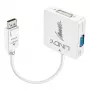 Lindy DisplayPort 1.2 - HDMI 1.4-, DVI- ja VGA-aktiivimuunnin
