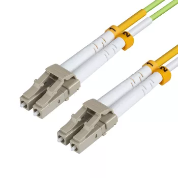 Kuitukaapeli MicroConnect FIB551005 — OM5, 5 m, LC–LC, 9 µm ydin, täysduplex, vihreä