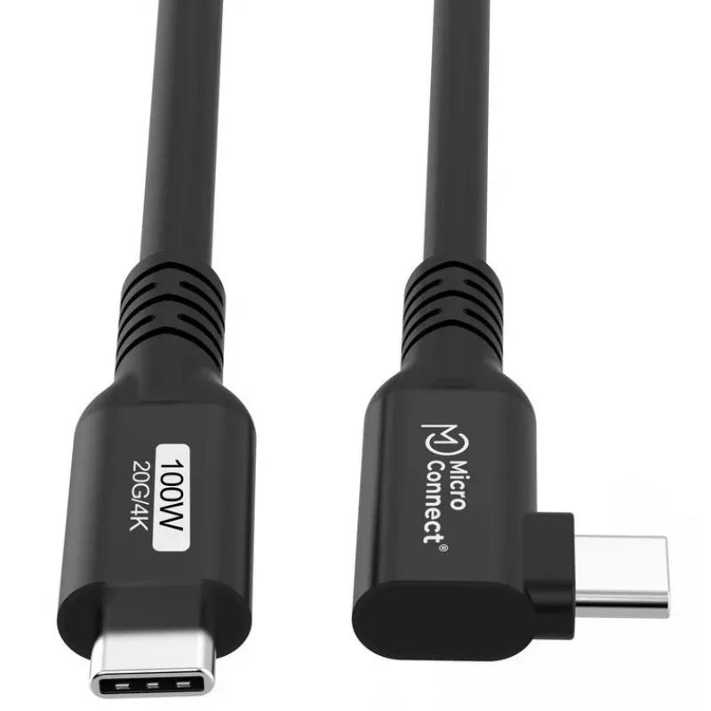 Microconnect USB3.2CC005-A USB-kaapeli USB 3.2 Gen 2x2 0,5 m USB C musta