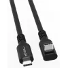 USB-C–USB-C-kaapeli MicroConnect MC-USB3.2CC1-FA — USB 3.2 Gen 2x2, 1 m, musta