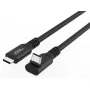 USB-C–USB-C-kaapeli MicroConnect MC-USB3.2CC3-FA, USB 3.2 Gen 2x2, 3 m, musta