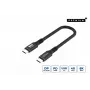 Microconnect USB4CC015 USB-kaapeli USB4 Gen 3x2 0,15 m USB-C musta