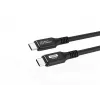 Microconnect USB4CC015 USB-kaapeli USB4 Gen 3x2 0,15 m USB-C musta