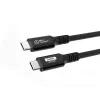 Microconnect USB4CC015-240W USB-kaapeli USB4 Gen 3x2 0,15 m USB C musta