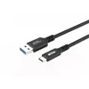 Microconnect USB3.2AC015 USB-kaapeli USB 3.2 Gen 2 (3.1 Gen 2) 0,15 m USB C USB A musta