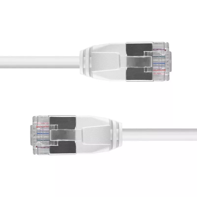 Lindy 2 m Cat.6A U/FTP ultraohut verkkokaapeli, harmaa