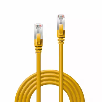 Lindy 3 m Cat.6A S/FTP LSZH -kaapeli, keltainen, 3 m, Cat6a, S/FTP (S-STP), RJ-45, RJ-45, keltainen