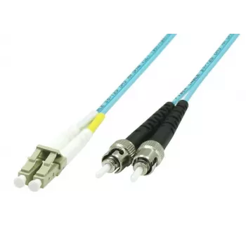 Kuituoptinen kaapeli MicroConnect FIB412007 — OM3, 7 m, LC–ST, 50 µm, duplex, sininen