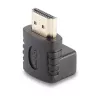 Lindy HDMI-naaras–HDMI-uros 90 asteen kulmasovitin ylöspäin