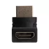 Lindy HDMI-naaras–HDMI-uros 90 asteen kulmasovitin ylöspäin