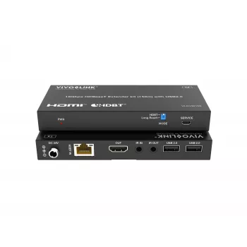 KVM-sarja VivoLink VLKVM150 HDBaseT KVM-jatko 18 Gbps, kantama jopa 150 m
