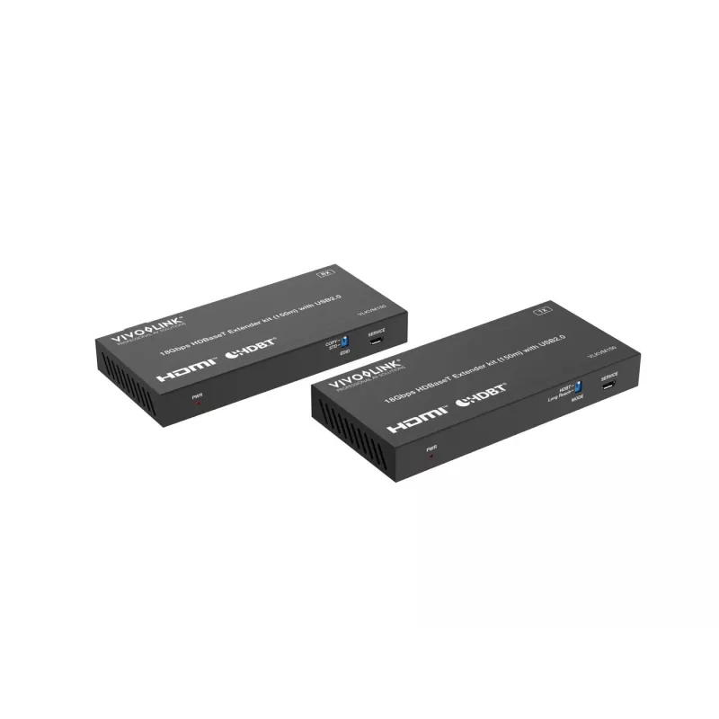 KVM-sarja VivoLink VLKVM150 HDBaseT KVM-jatko 18 Gbps, kantama jopa 150 m