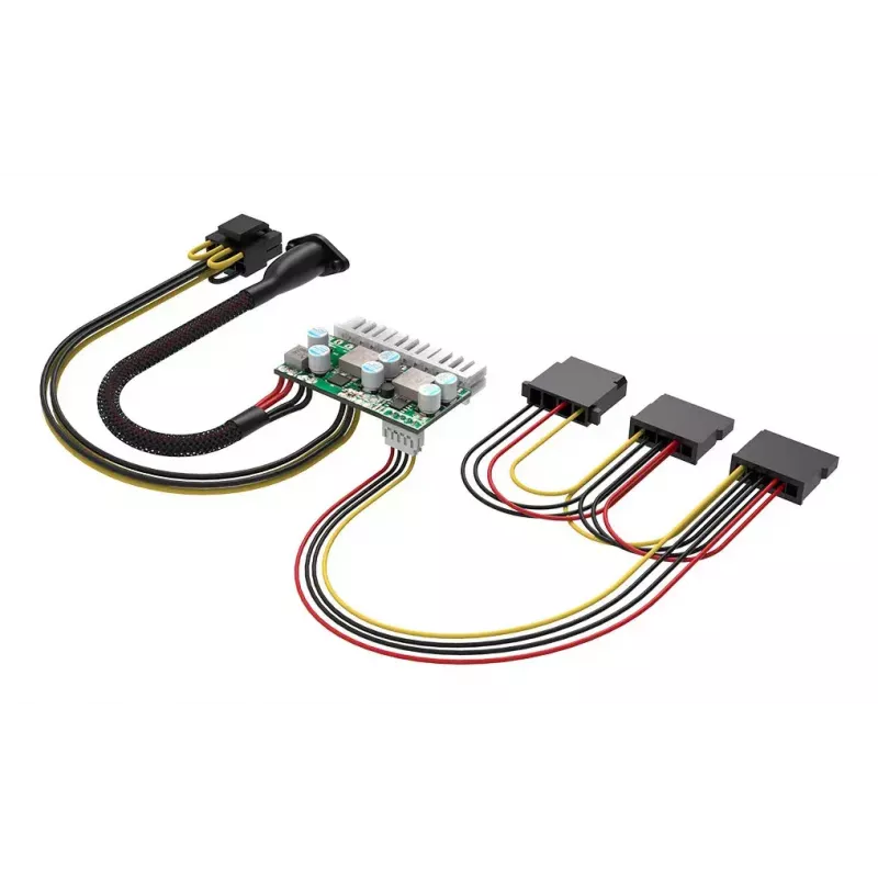 Akasa 150W DC-DC ATX -sovitin 12V 180W monivärinen