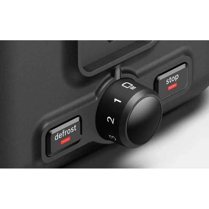 Bosch TAT3P423 leivänpaahdin 2 viipaletta 970 W musta