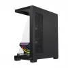 PC-Mid Tower -kotelo MODECOM VOLCANO STELLAR PLUS ARGB MIDI, 5 etutuuletinta, karkaistu lasi, USB-C