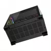 PC-Mid Tower -kotelo MODECOM VOLCANO STELLAR PLUS ARGB MIDI, 5 etutuuletinta, karkaistu lasi, USB-C