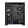 PC-Mid Tower -kotelo MODECOM VOLCANO STELLAR PLUS ARGB MIDI, 5 etutuuletinta, karkaistu lasi, USB-C