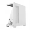PC-kotelo MODECOM VOLCANO STELLAR PLUS MIDI valkoinen — Midi Tower, microATX, karkaistu lasi, USB-C, tukee GPU 420 mm
