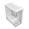 PC-kotelo MODECOM VOLCANO STELLAR PLUS MIDI valkoinen — Midi Tower, microATX, karkaistu lasi, USB-C, tukee GPU 420 mm