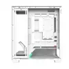 PC-kotelo MODECOM VOLCANO STELLAR PLUS MIDI valkoinen — Midi Tower, microATX, karkaistu lasi, USB-C, tukee GPU 420 mm