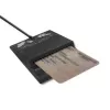 Kortinlukija QOLTEC Smart ID Card Reader Intelligenst malli 50636 USB Type-C