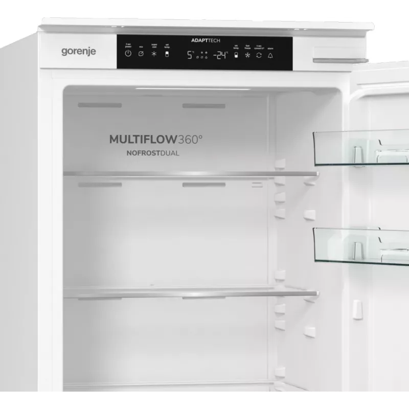 Gorenje NRKI517E41 kalusteisiin sijoitettava jääkaappi 252 L valkoinen
