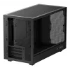 Tietokonekotelo DeepCool CH260 Micro Tower musta — Micro-ATX/Mini-ITX, karkaistu lasi, USB-C, näytönohjain enintään 413 mm