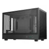 Tietokonekotelo DeepCool CH260 Micro Tower musta — Micro-ATX/Mini-ITX, karkaistu lasi, USB-C, näytönohjain enintään 413 mm