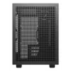 Tietokonekotelo DeepCool CH260 Micro Tower musta — Micro-ATX/Mini-ITX, karkaistu lasi, USB-C, näytönohjain enintään 413 mm
