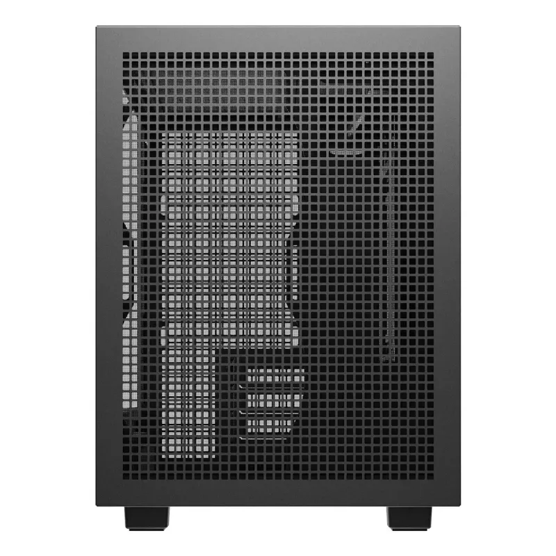 Tietokonekotelo DeepCool CH260 Micro Tower musta — Micro-ATX/Mini-ITX, karkaistu lasi, USB-C, näytönohjain enintään 413 mm