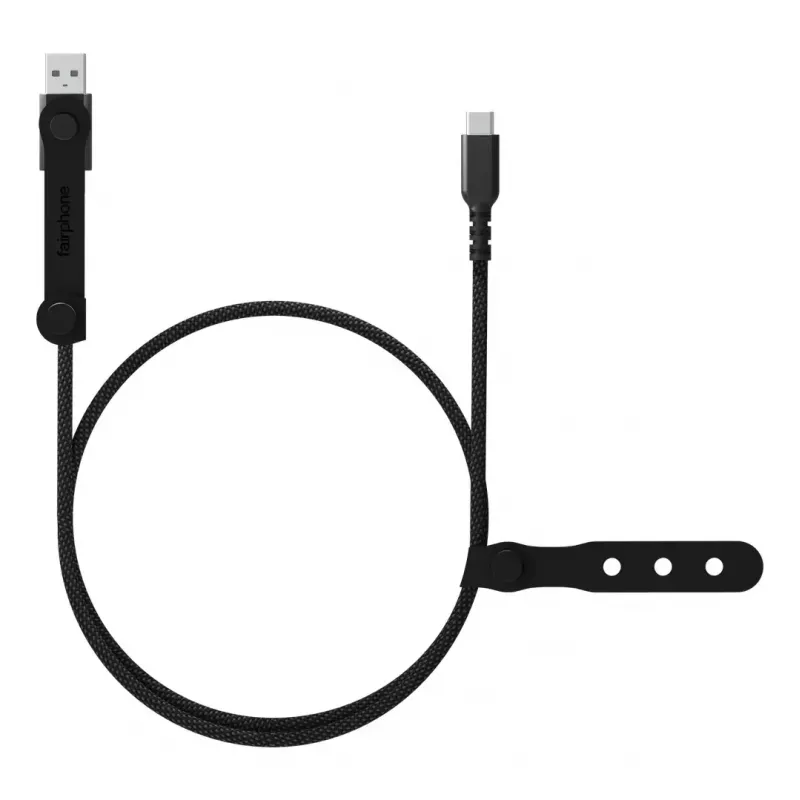 USB-kaapeli Fairphone ACCABL-2CC-WW1 USB 2.0 1 m USB C musta