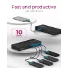 ICY BOX 11 in 1 hybriditelakointiasema kolminkertaisella videolähdöllä