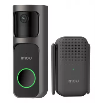 Imou Doorbell 2S Kit musta 3 MP langaton seinäasennus