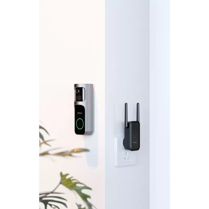 Imou Doorbell 2S Kit musta 3 MP langaton seinäasennus