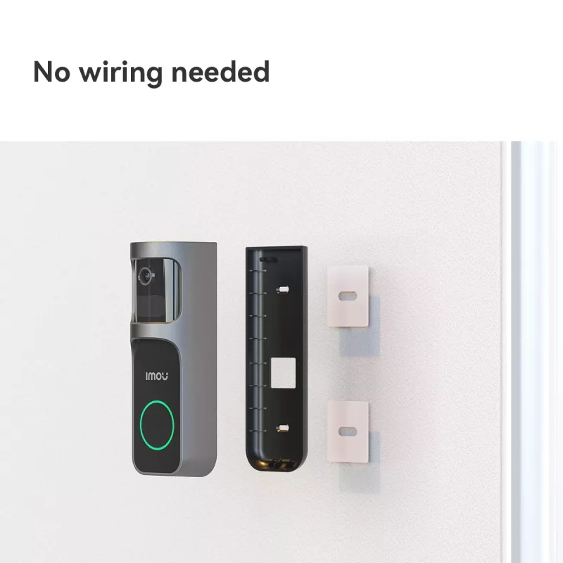 Imou Doorbell 2S Kit musta 3 MP langaton seinäasennus