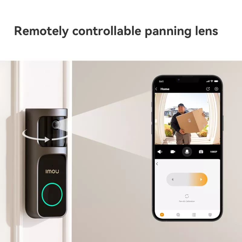 Imou Doorbell 2S Kit musta 3 MP langaton seinäasennus
