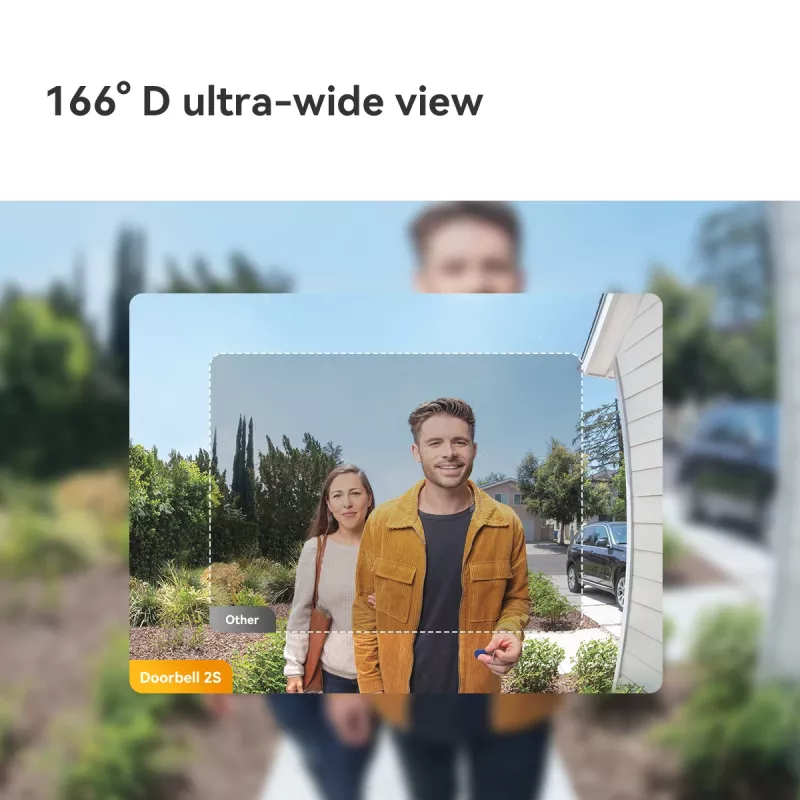 Imou Doorbell 2S Kit musta 3 MP langaton seinäasennus